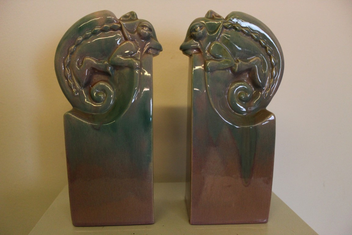 Boekensteunen W.C. Brouwer Kameleons Amsterdamse School
