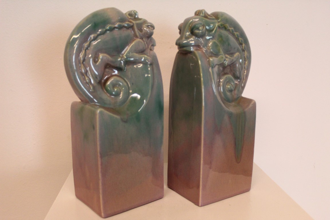 Boekensteunen W.C. Brouwer Kameleons Amsterdamse School