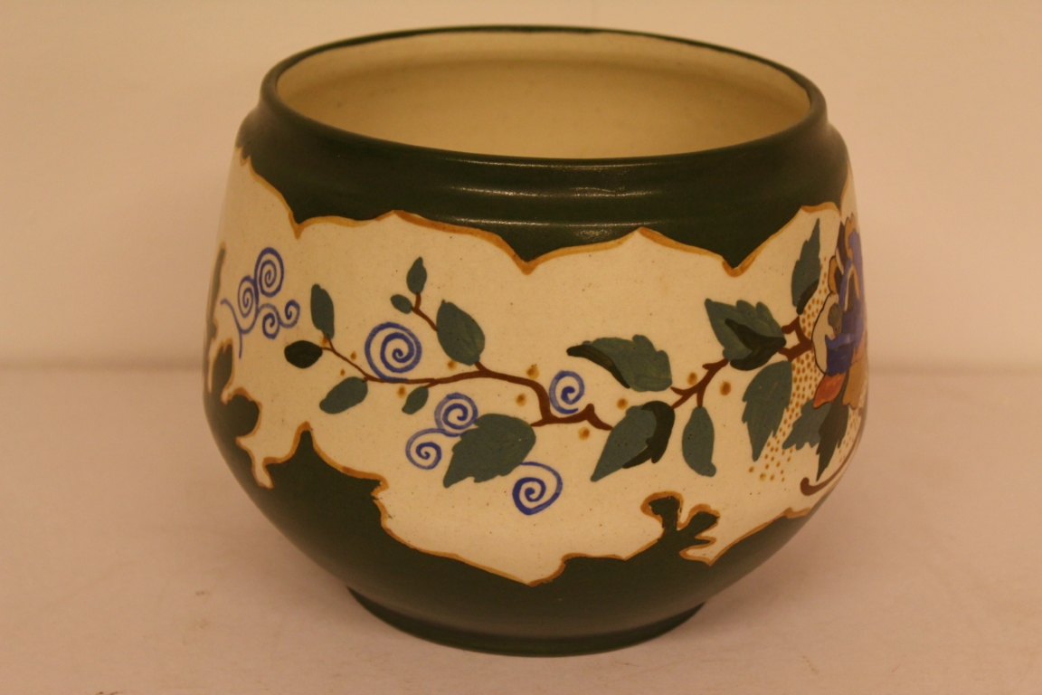 Bloempot Arnhem plateel Art Nouveau