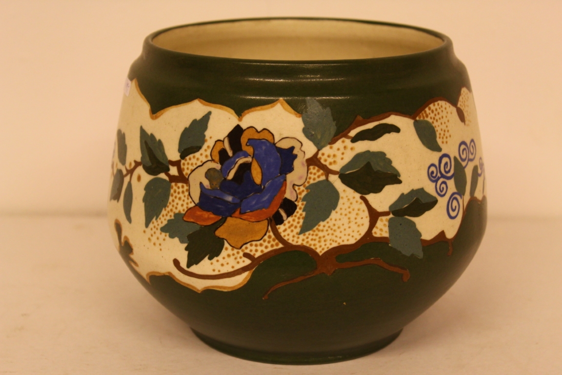 Bloempot Arnhem plateel Art Nouveau