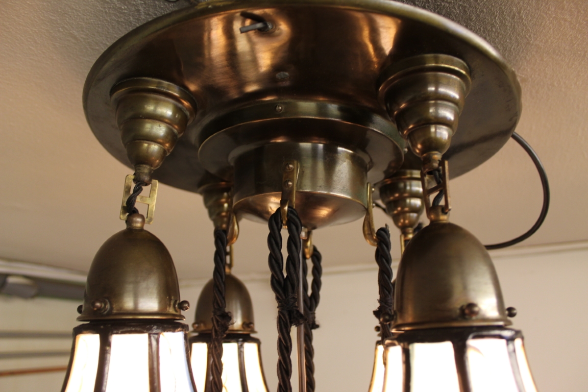 Amsterdamse School Hanglamp De Nieuwe Honsel