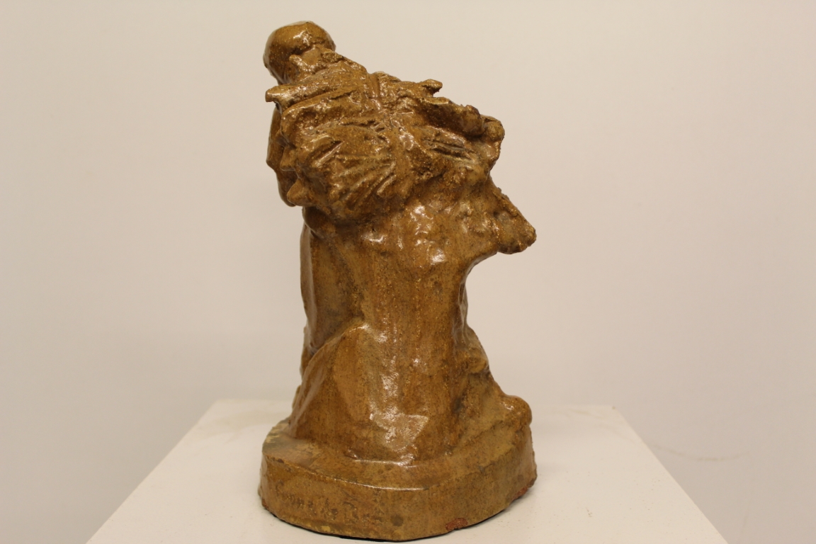 Beeld van gebakken klein Cornelis de Bruin