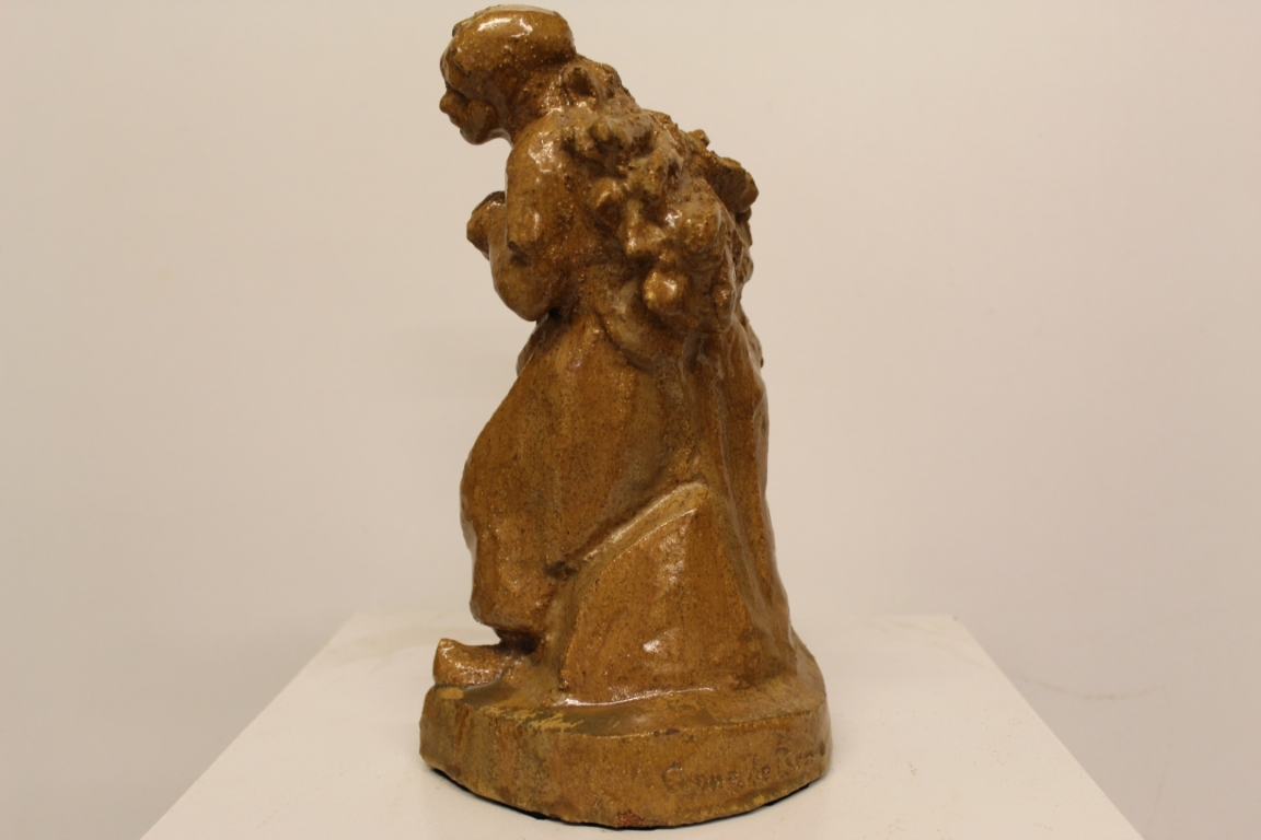 Beeld van gebakken klein Cornelis de Bruin
