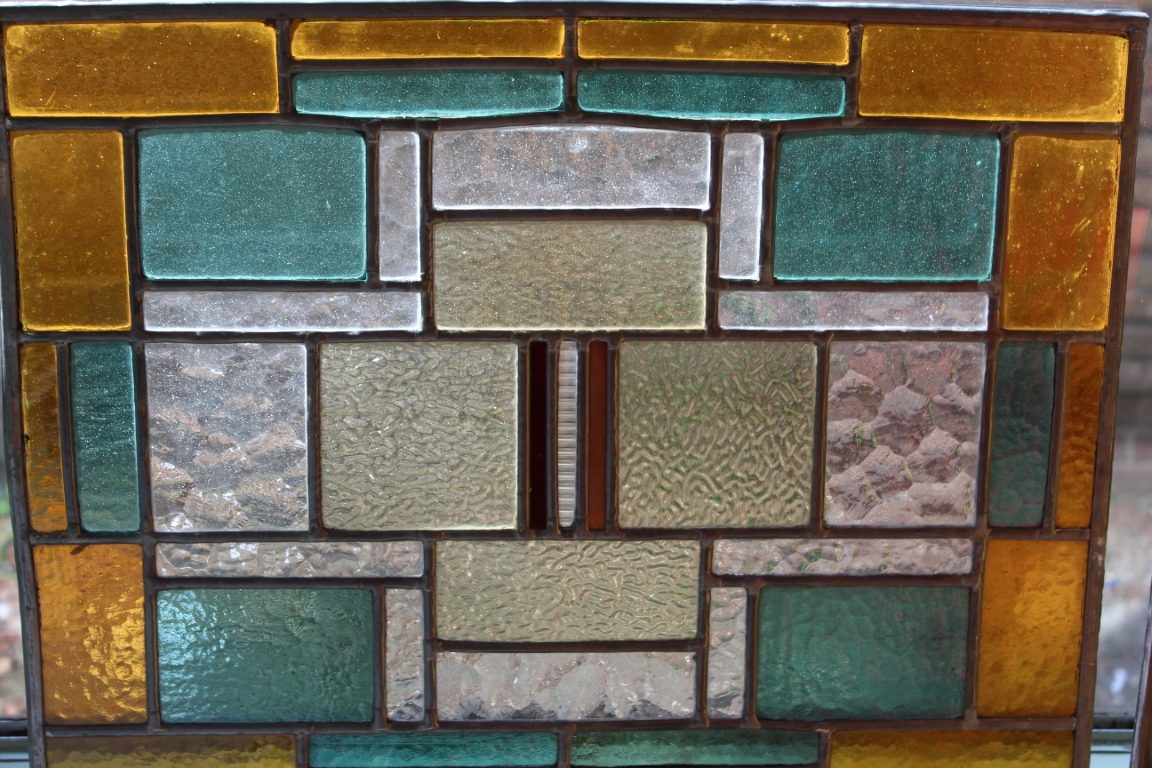 Glas in lood raampje 