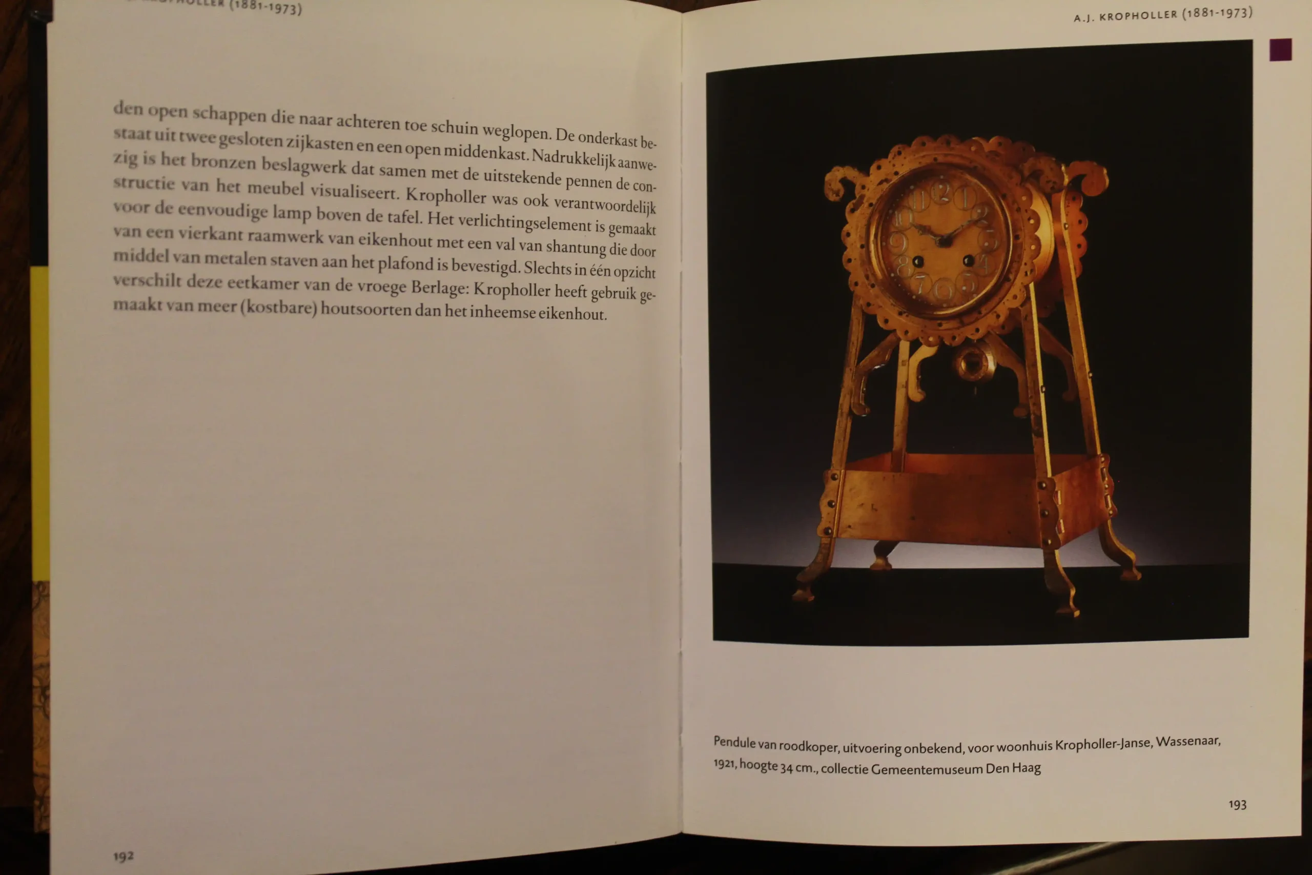 A.J. Kropholler stoel (4x) Nieuwe kunst