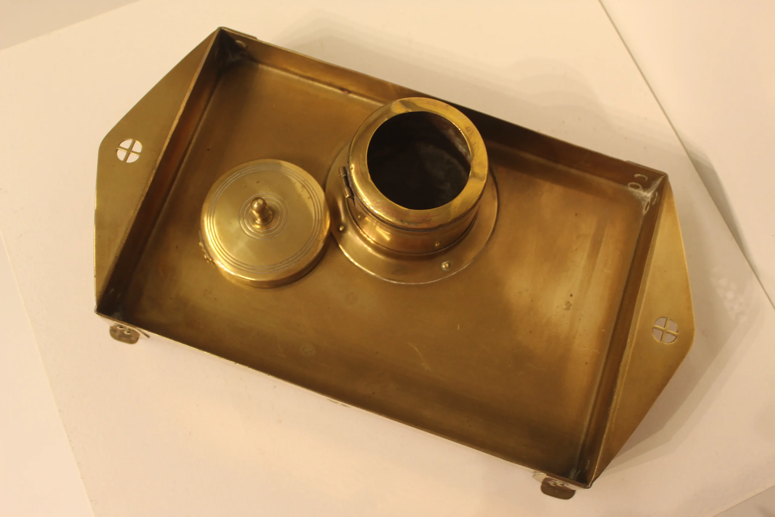 Koperen inktpot  J. Eisenloefel