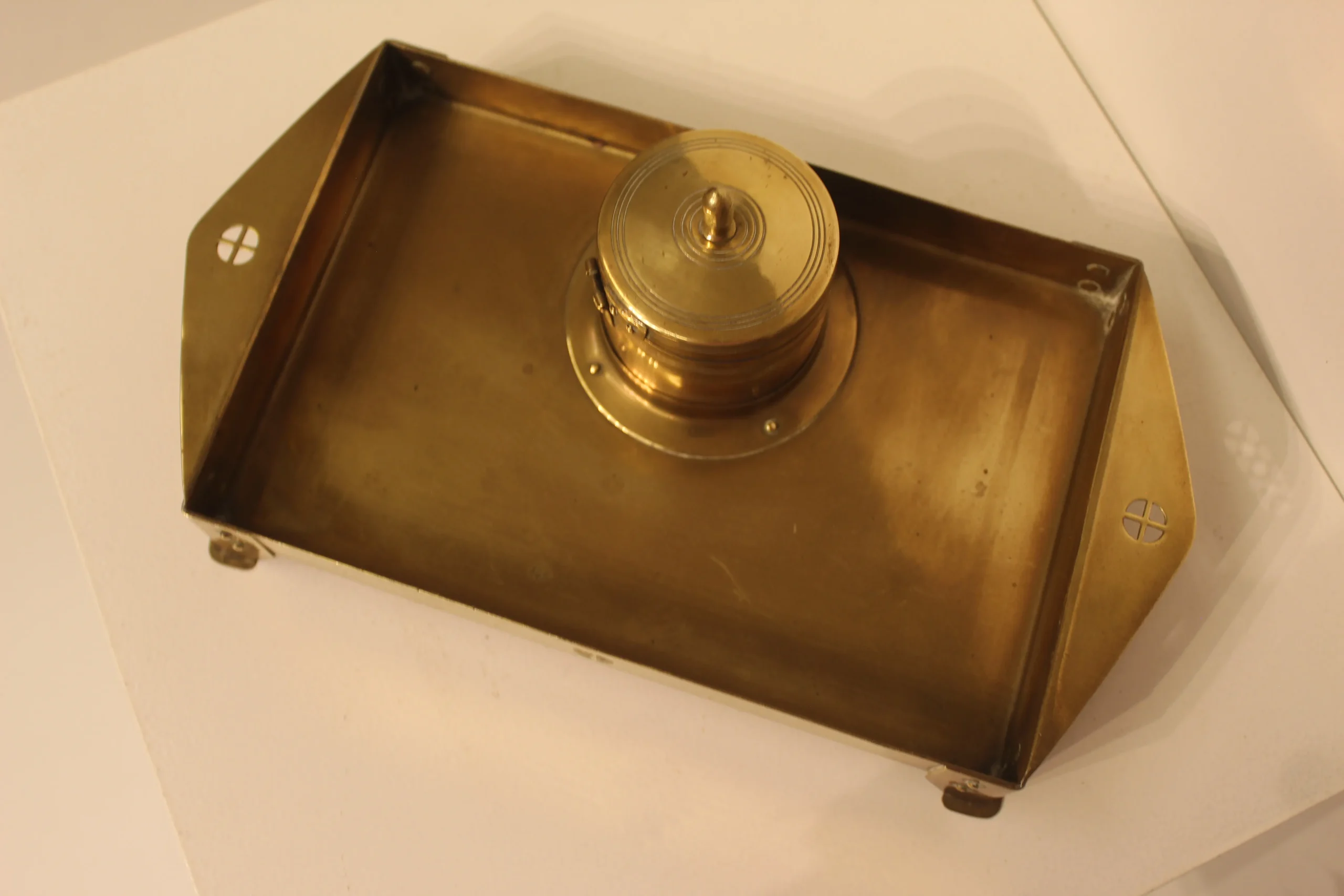 Koperen inktpot  J. Eisenloefel