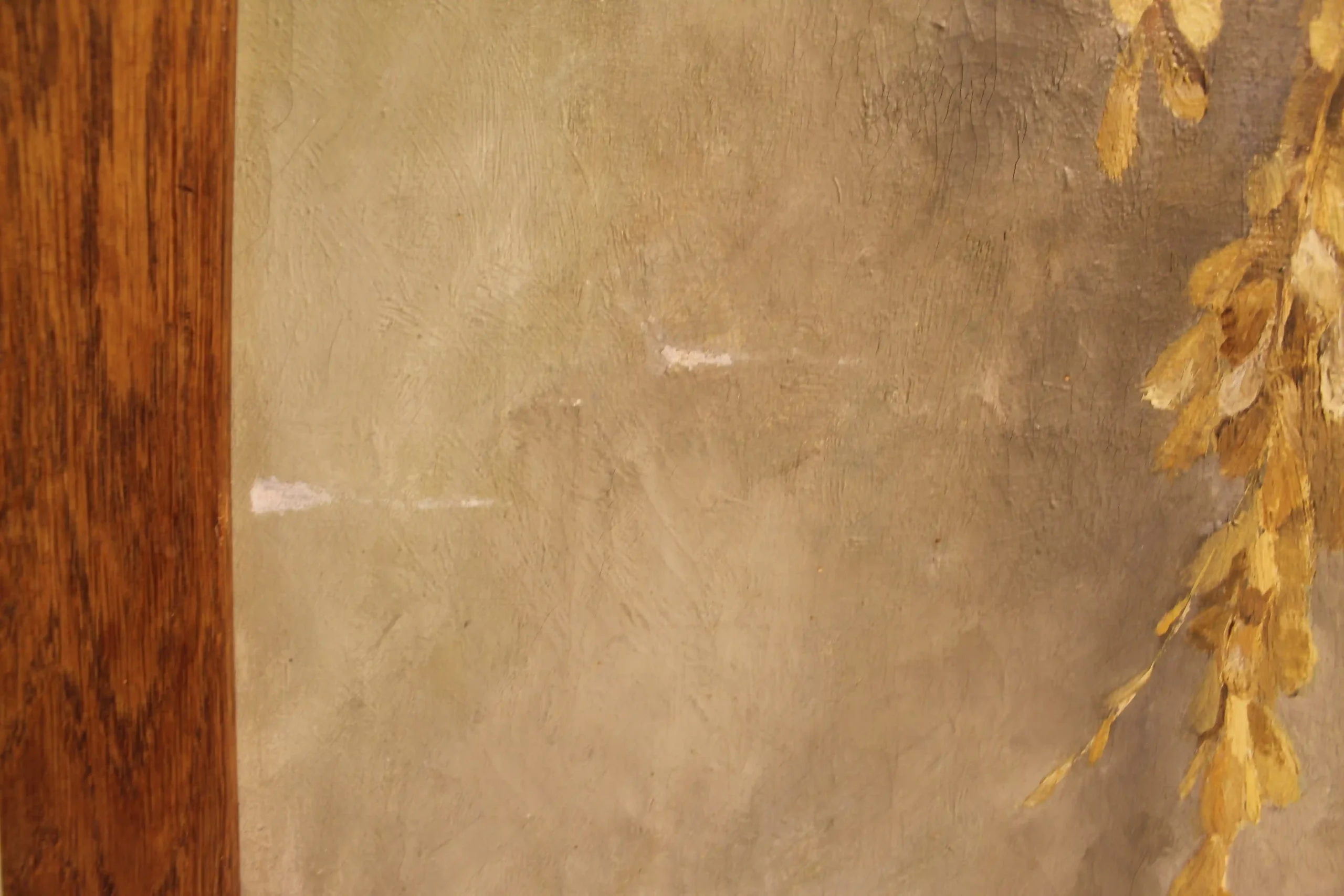 Nieuwe kunst kamerscherm met bloemen beschilderd