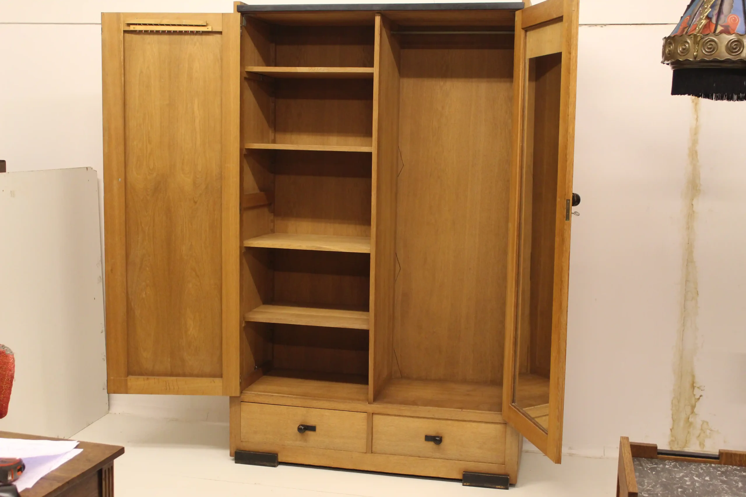 Haagse school kledingkast hang/leg