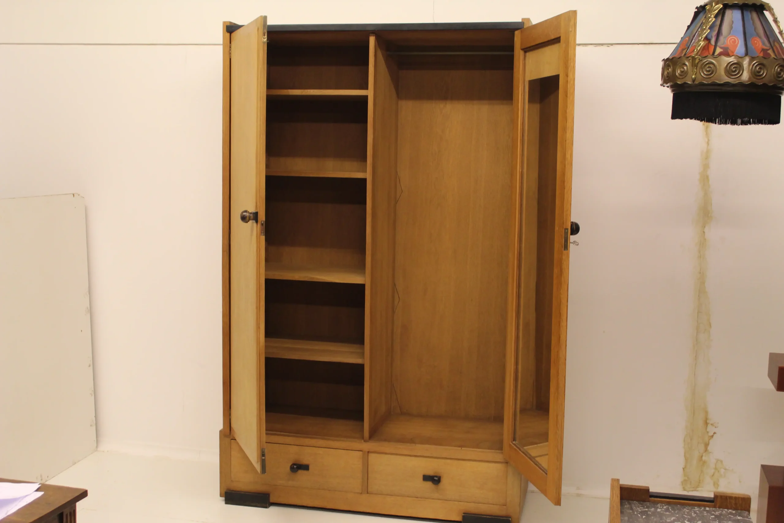 Haagse school kledingkast hang/leg