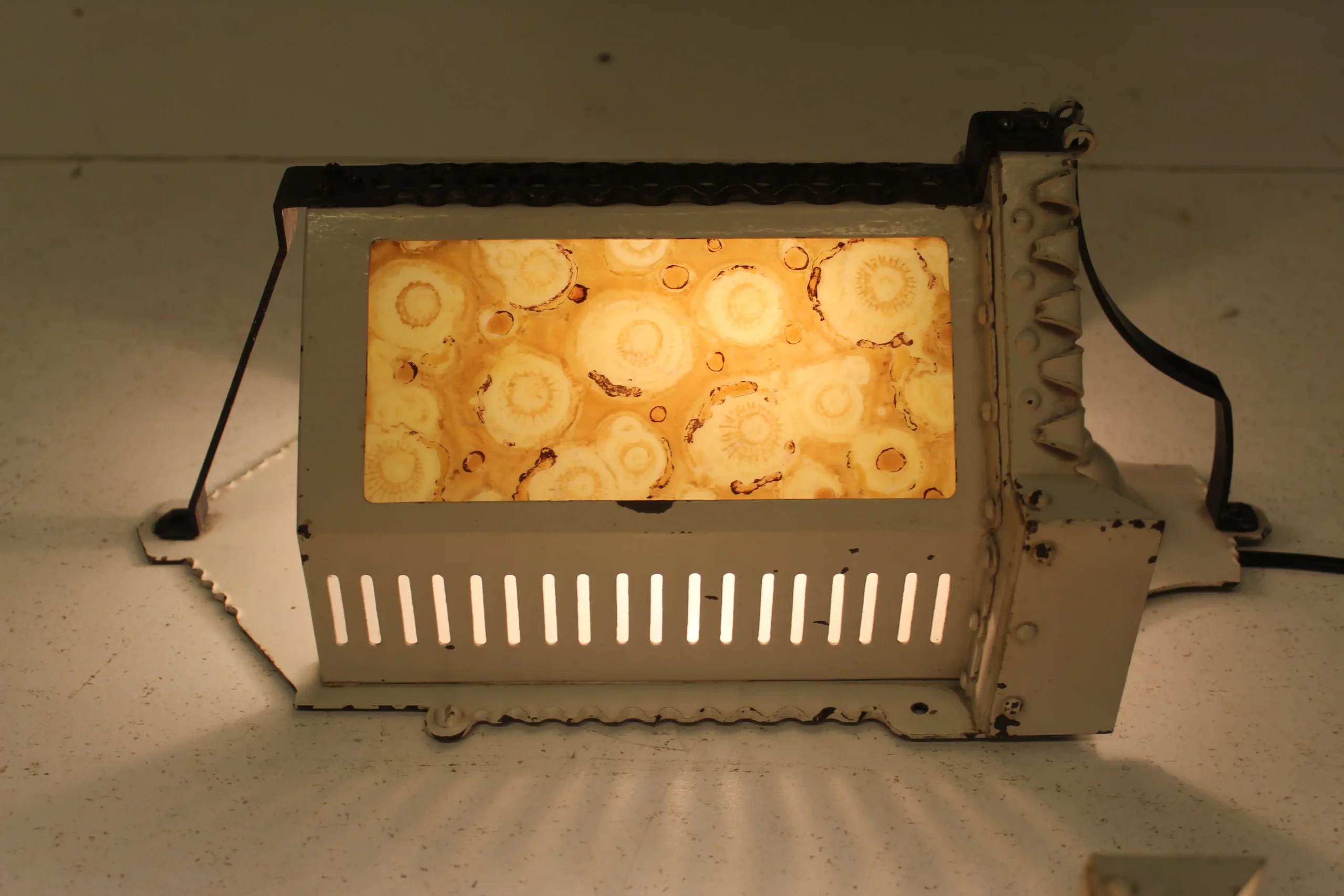 Set wandlampen Winkelman van de Bijl Amsterdamse school.