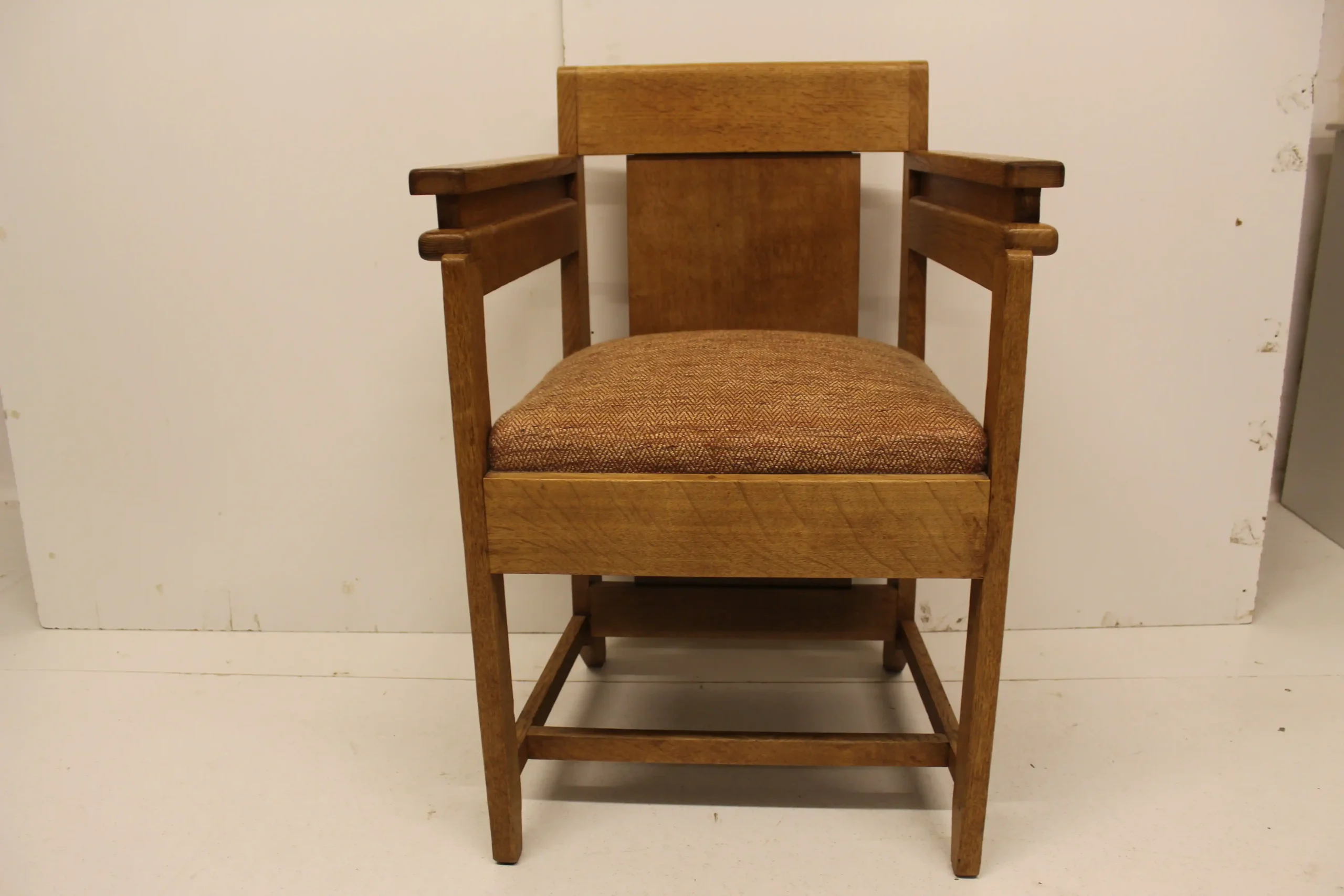 Haagse school eiken armfauteuil