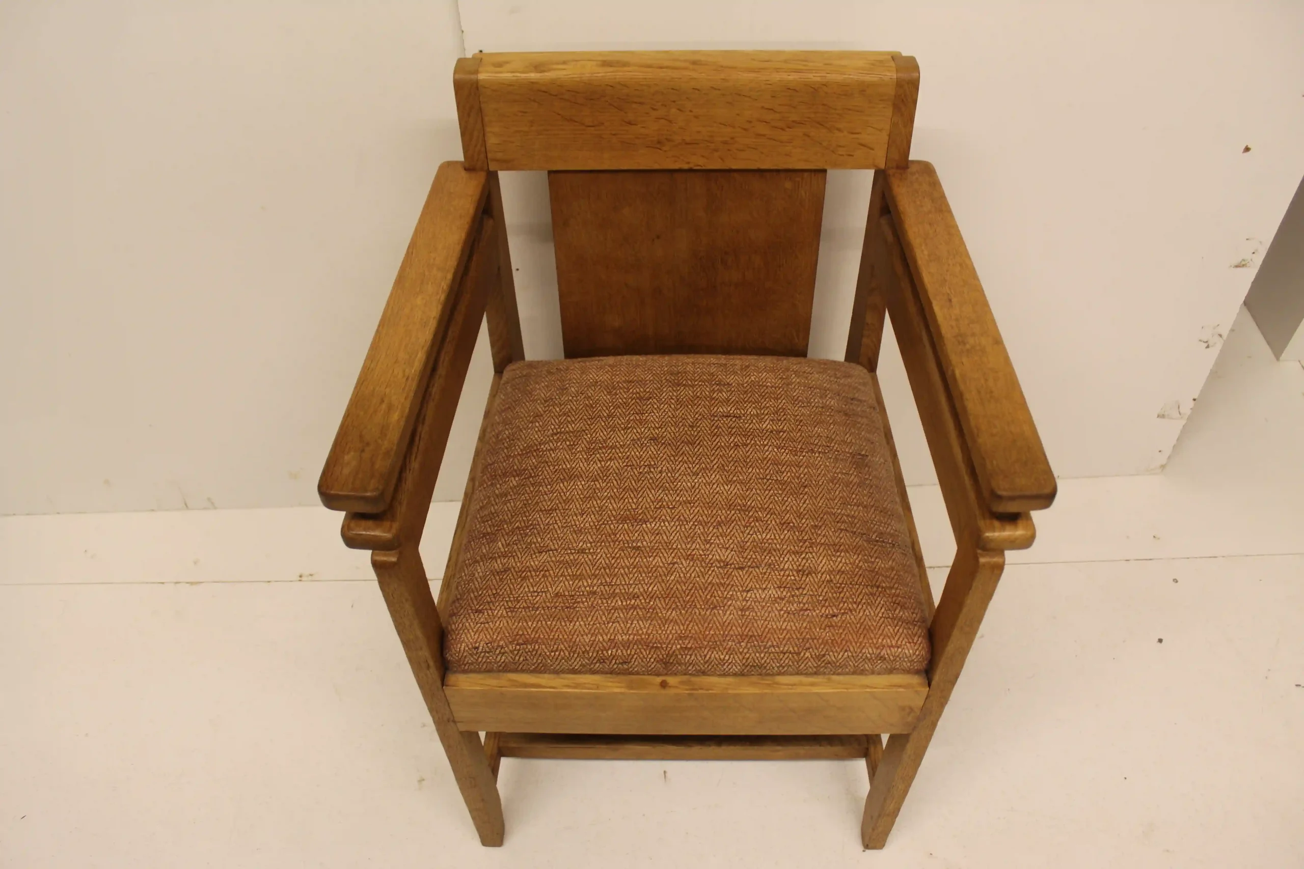 Haagse school eiken armfauteuil