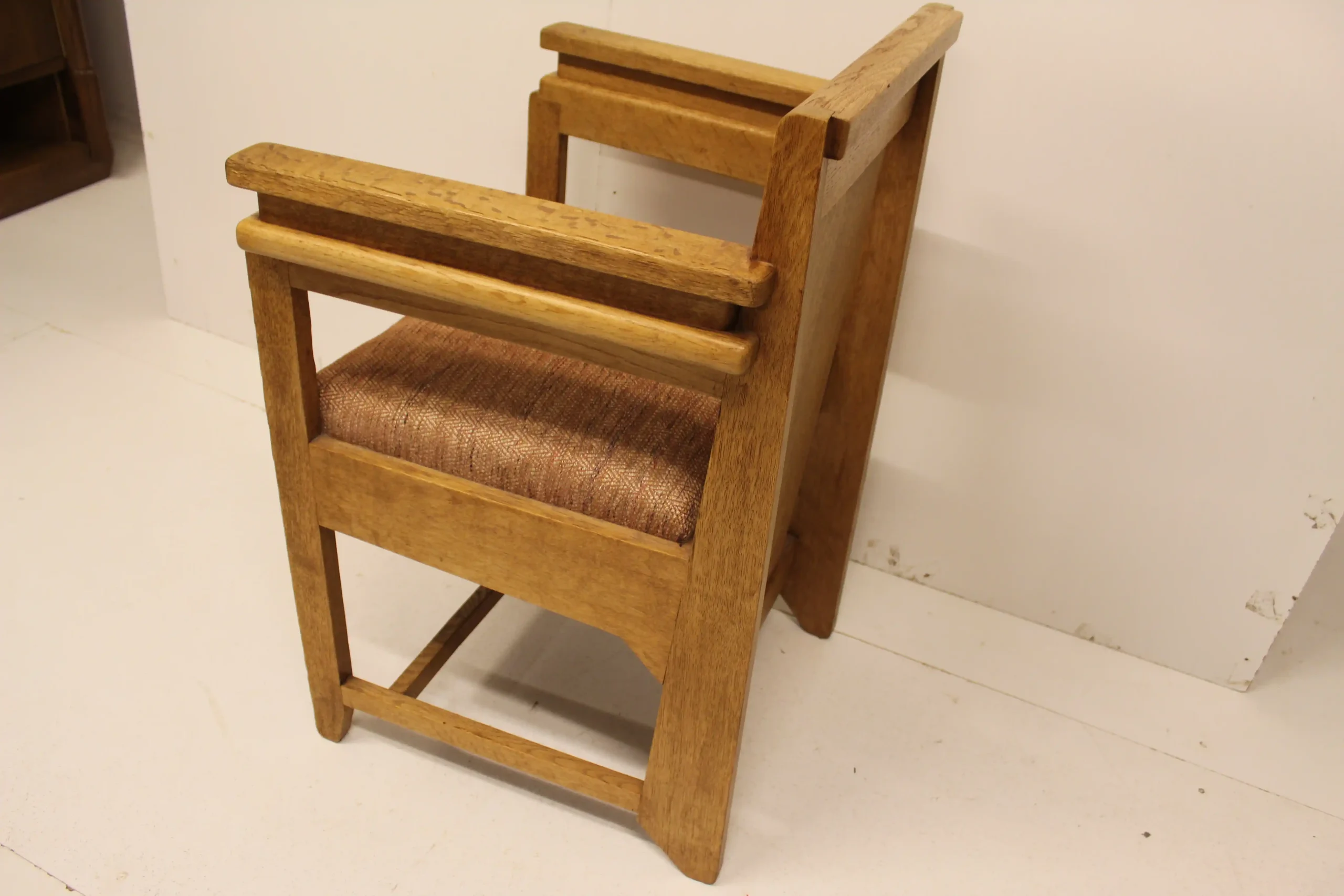 Haagse school eiken armfauteuil