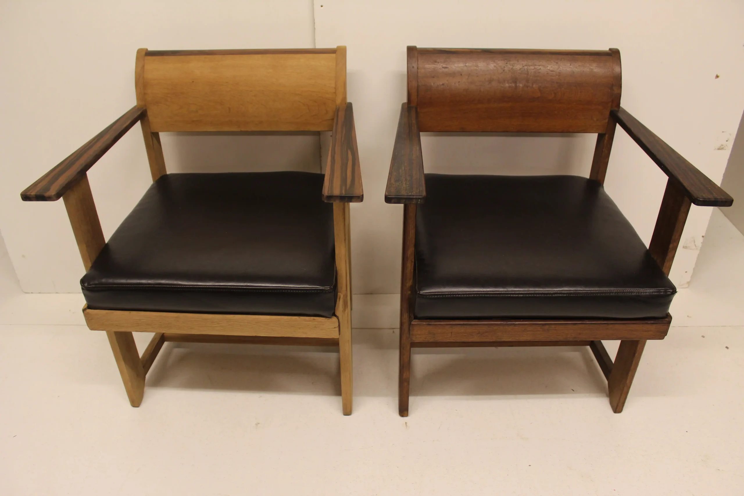 Set van Haagse school fauteuiltjes ontwerp Anton Lucas