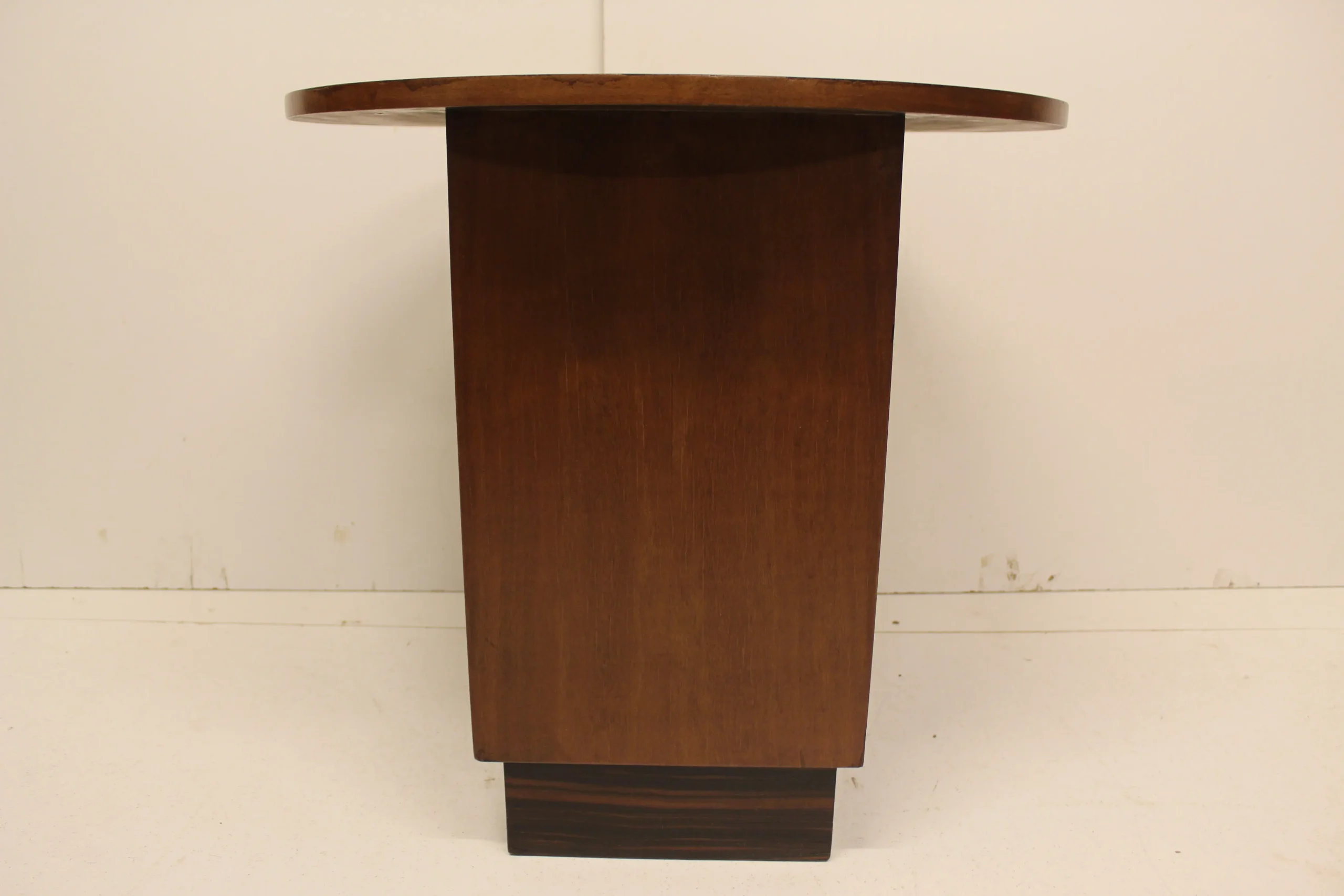 Mooie mahonie houten Haagse school bijzettafel