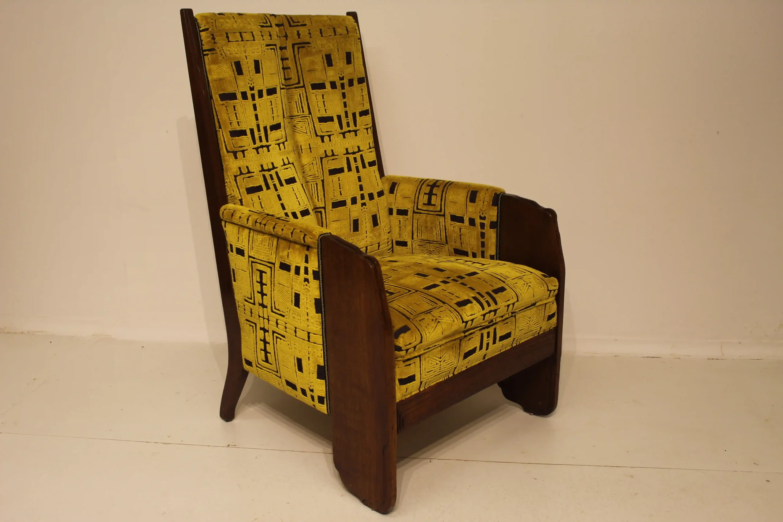 Amsterdamse School fauteuil Cornelis van der Sluys