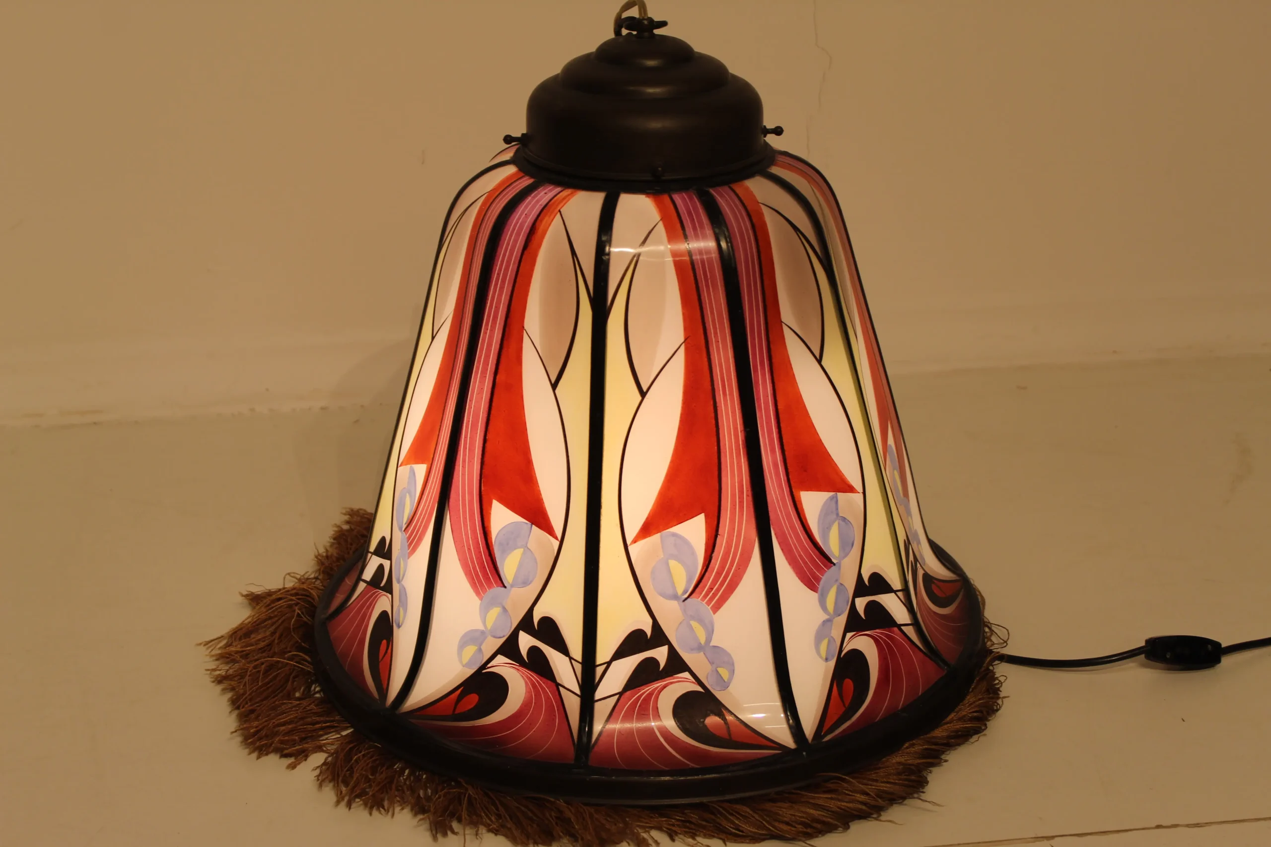Amsterdamse School Hanglamp De Nieuwe Honsel