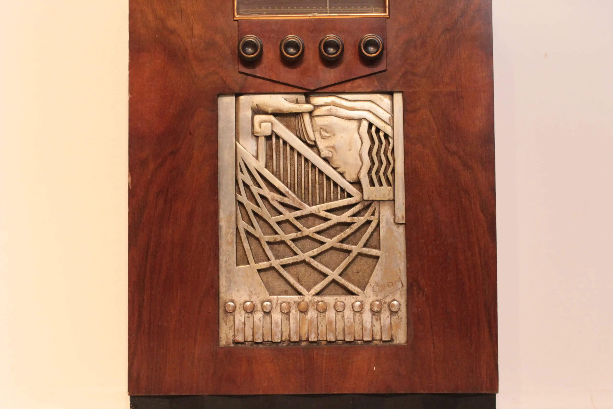 Radio Platenspeler Kast Amsterdamse School