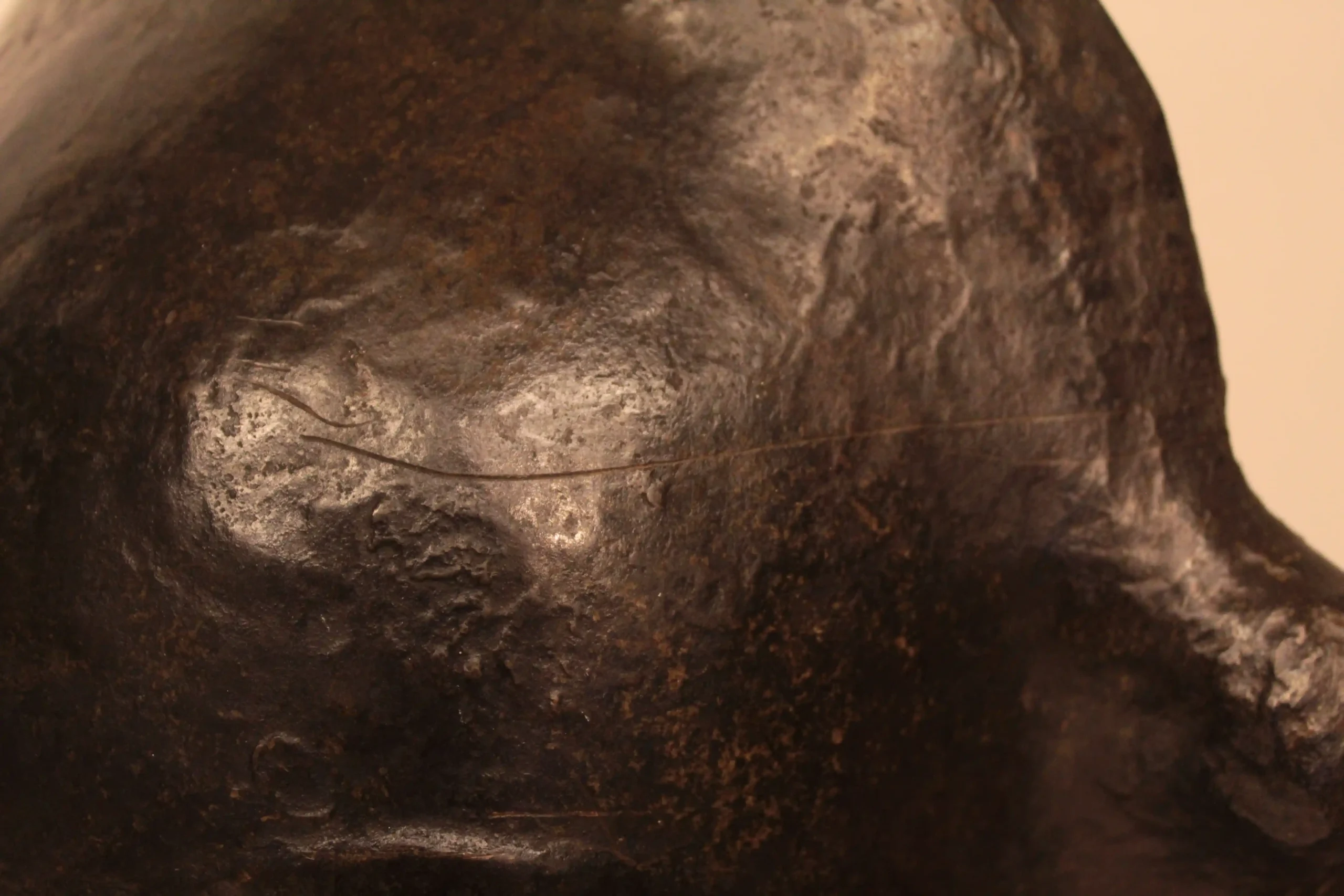 Bronzen masker John Raedecker Amsterdamse School