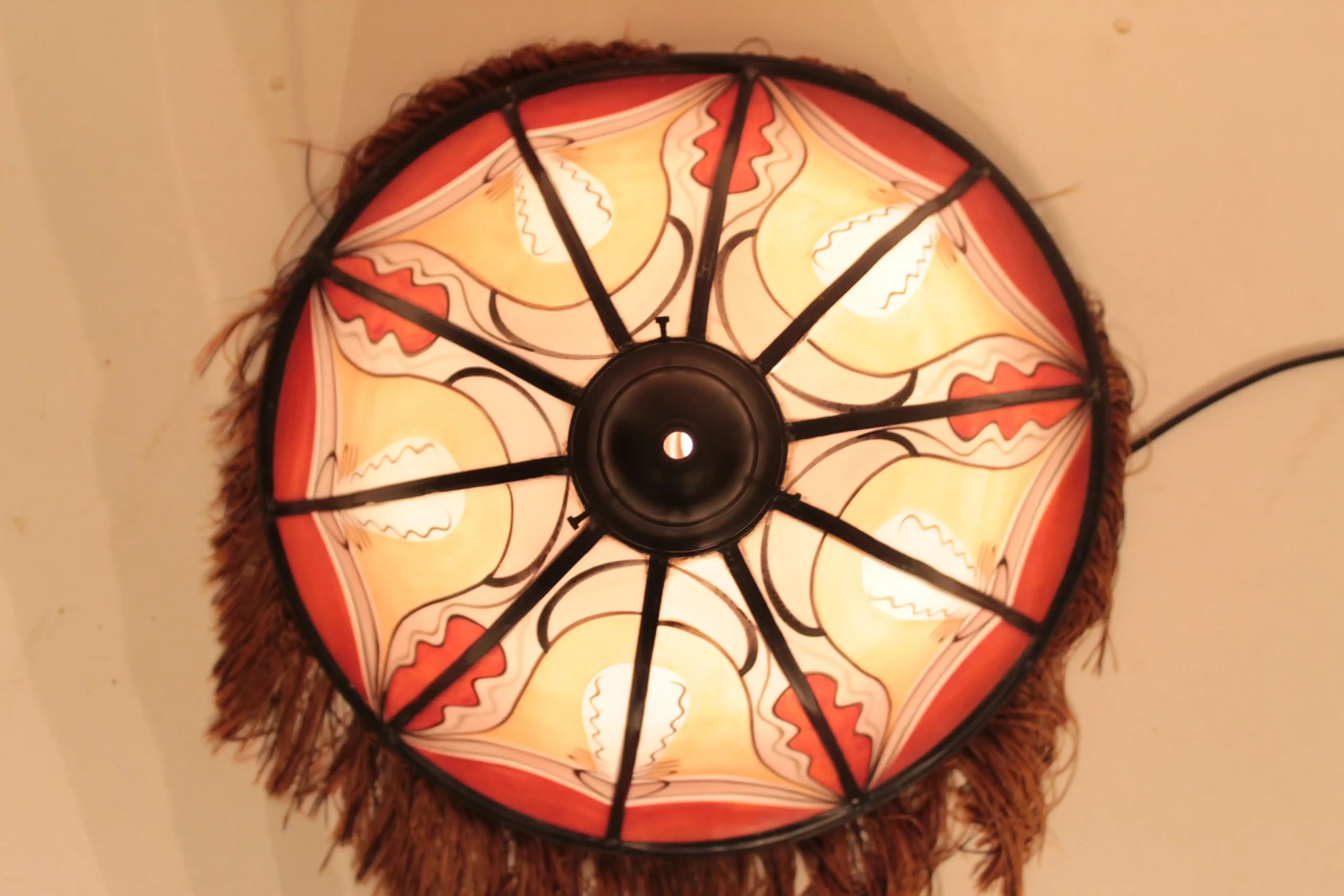Gebrandschilderde Hanglamp de Nieuwe Honsel