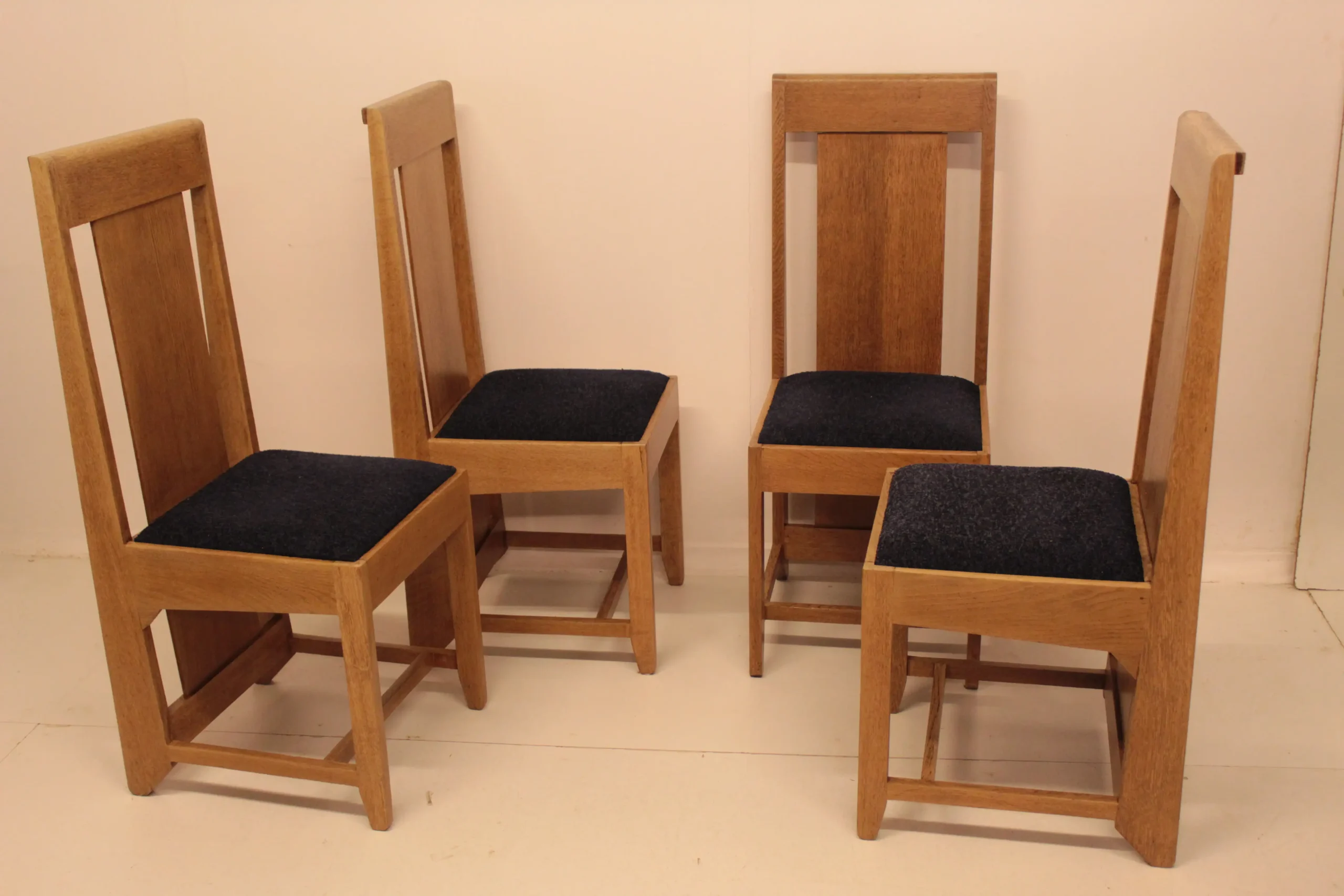Eiken Haagse School Stoelen set van 4